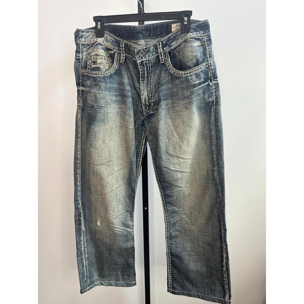 Buffalo By David Bitton Men's Jeans Embroidered "V" design back pockets  34/26.5